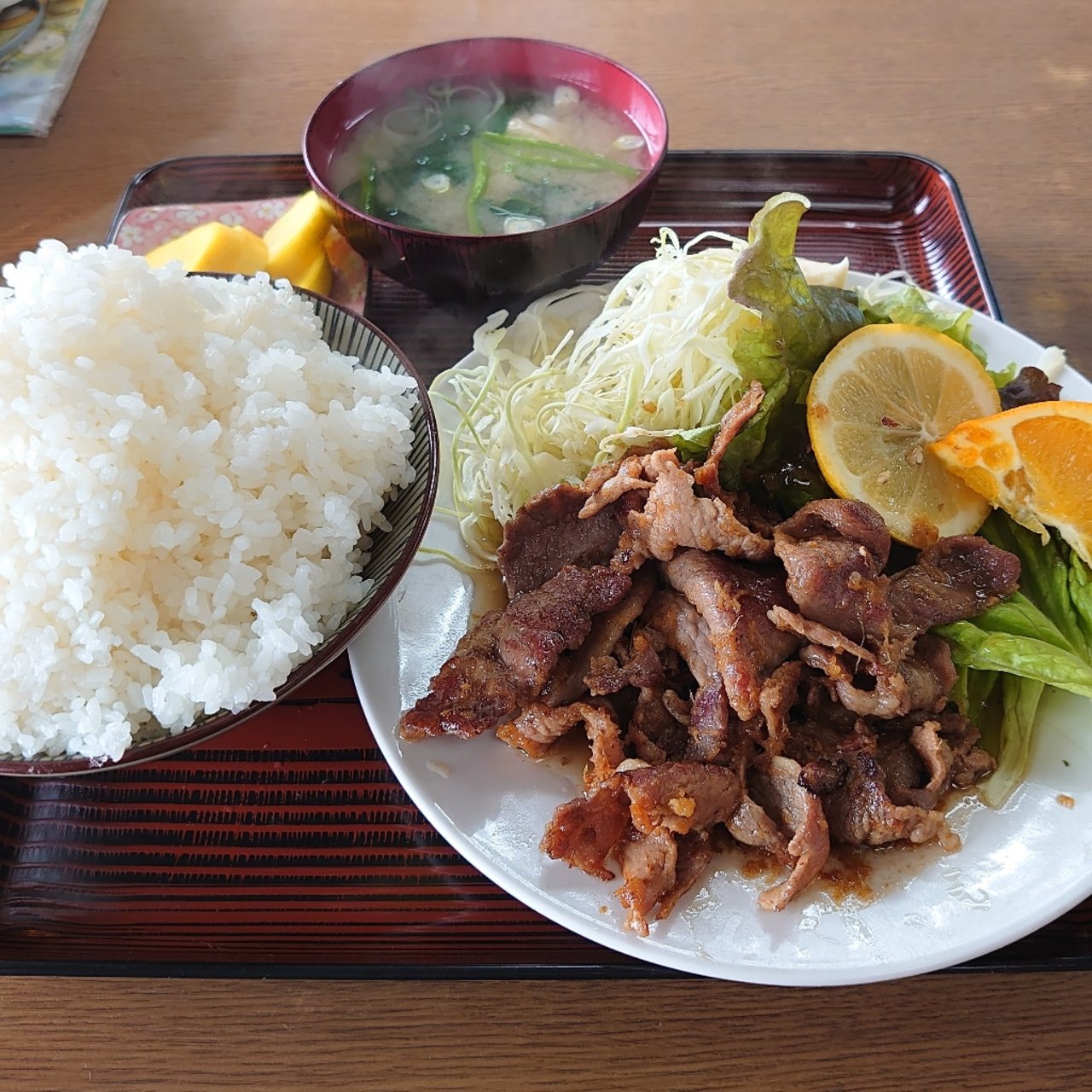 焼肉定食(生姜焼き)(さかさ食堂 )の口コミ一覧 | No.1のメニューが