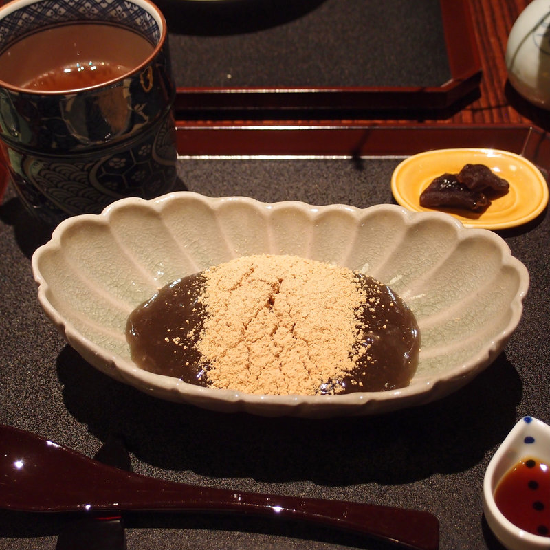 できたてわらび餅（抹茶付）(紫野和久傳 丸の内店)