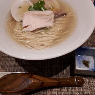 蛤中華蕎麦(塩)と〆のごはん(LOKAHi)