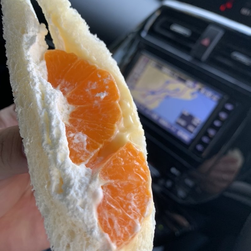 みかんカスタード(手作りサンドイッチ　アサイッチ)