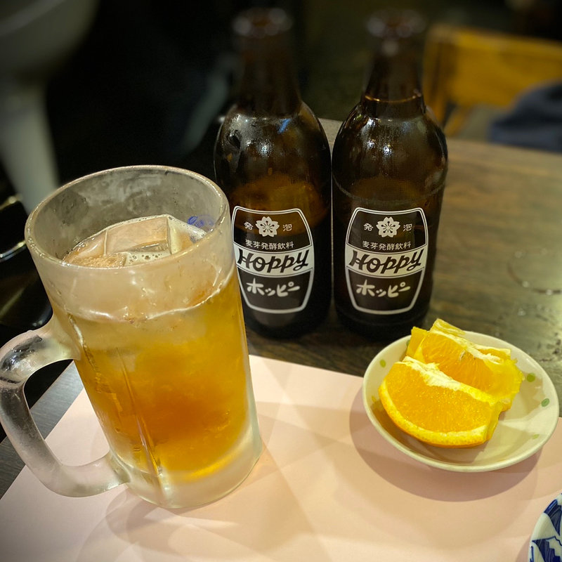 ホッピー 赤・黒(焼鳥 川名)