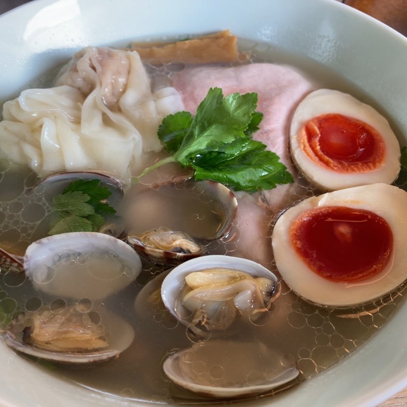 特製あさりそば(中華そば 和渦 TOKYO)