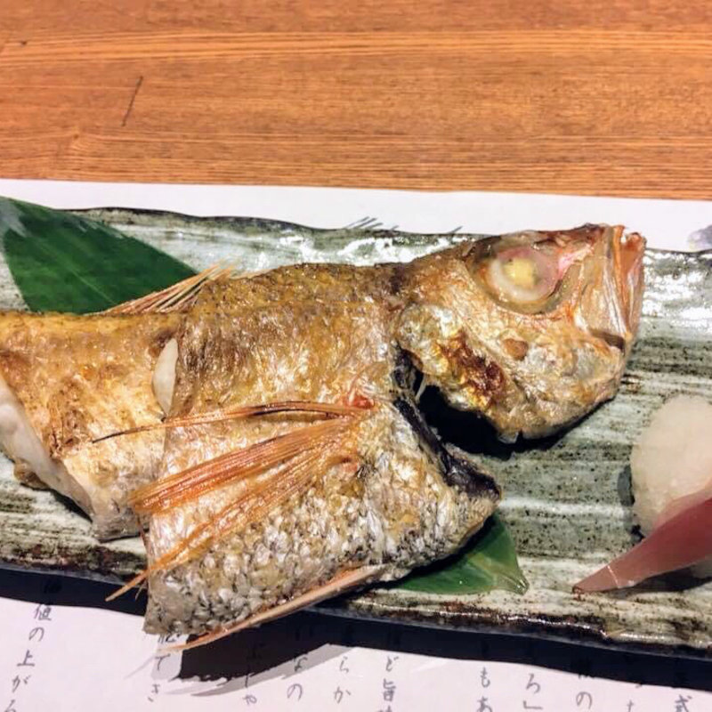 のどぐろ塩焼（半身） (銀座 中俣)