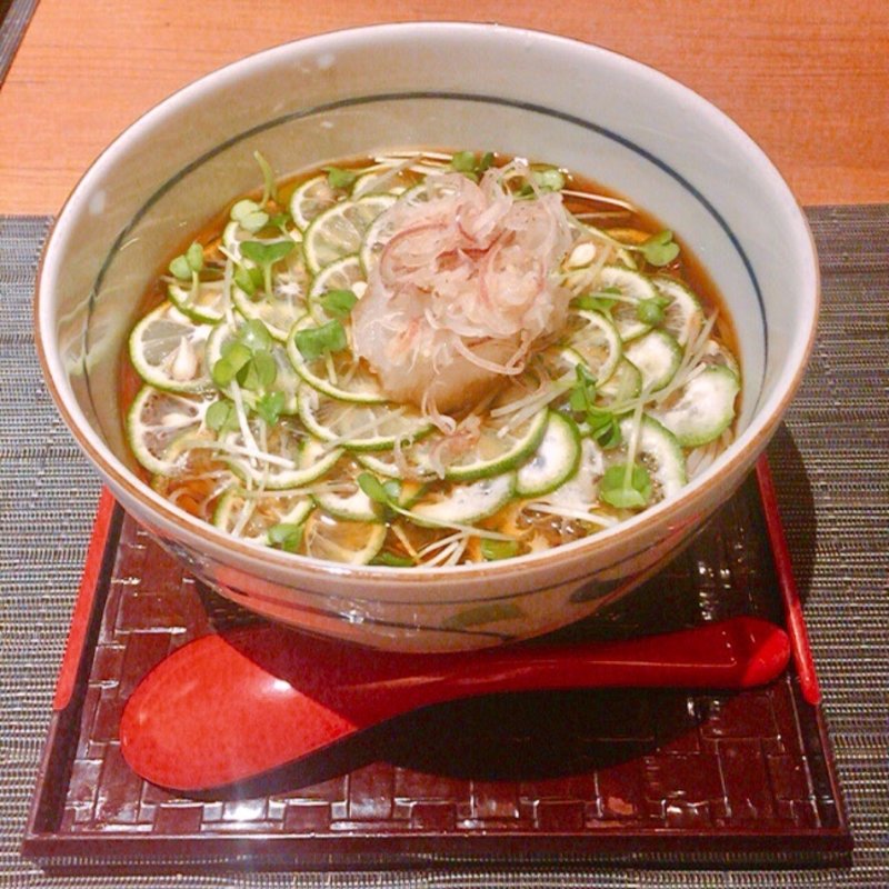 すだちそば(麓屋 京王プラザホテル)