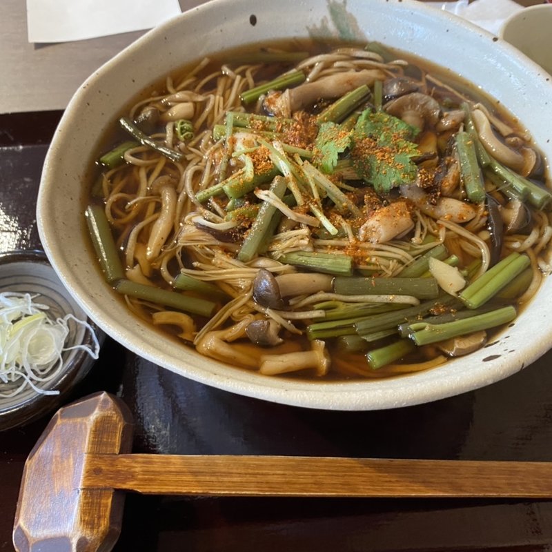 山菜蕎麦(信州そばきり みよ田 虎ノ門ヒルズ店)