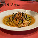 大根おろしとタラコパスタ