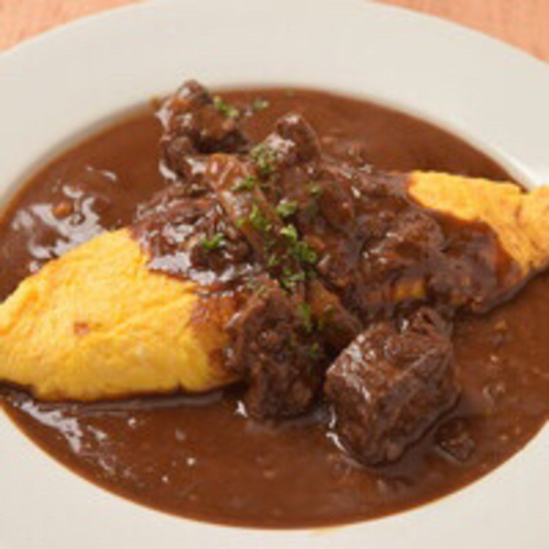 ビーフハヤシライスと塩糀漬けチキンのカレー 合いがけライス(フレンチーナ 品川店 )