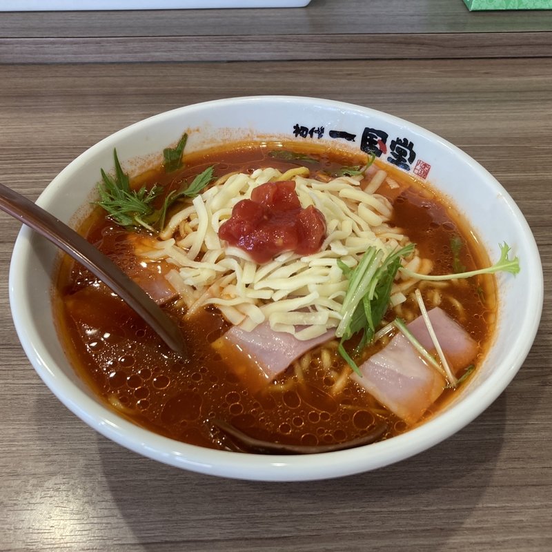 とまとラーメン(らーめん 初代 一国堂)