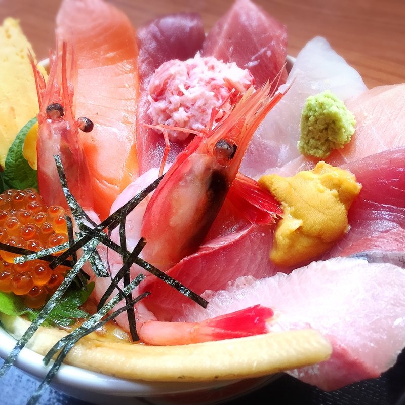 海鮮丼(華)(じもの亭)
