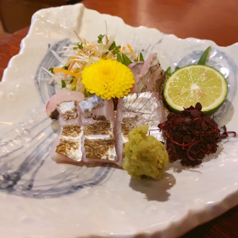 太刀魚の炙り(ひだりうま)