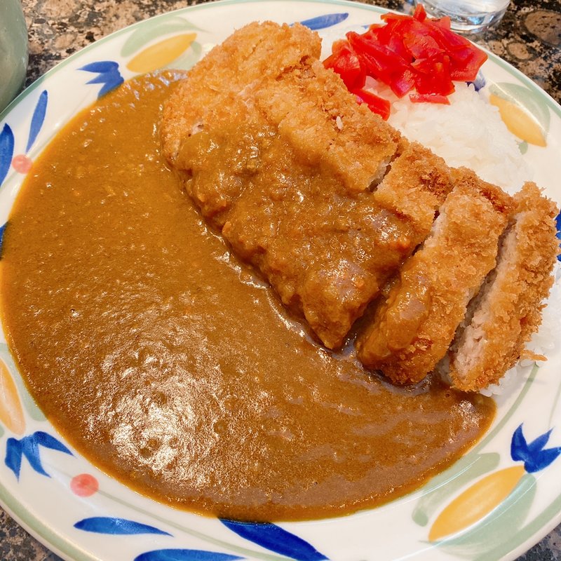 イベリコ豚のメガミンチカツカレー(カレー＆そば ミンガス)