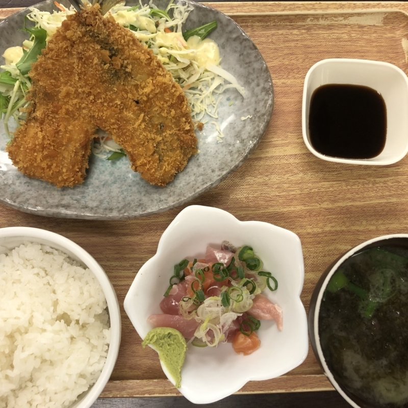 イワシフライ定食(魚豊　人形町店)