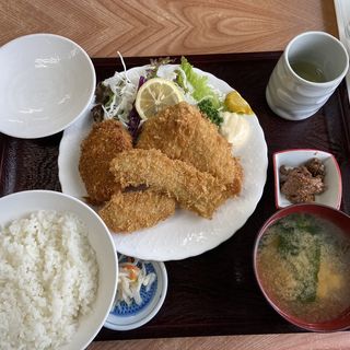 ミックスフライ定食(永田ドライブイン )