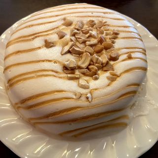リコッタチーズのパンケーキ 特製マカダミアナッツクリーム(さかい珈琲 作草部店)