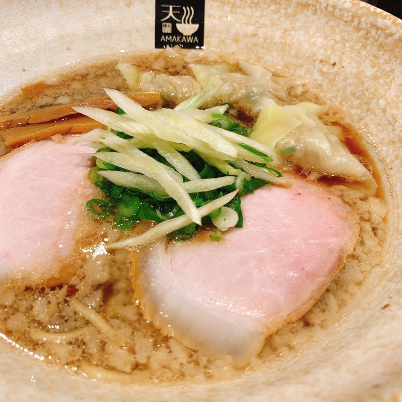 アグー背脂入り醤油らあめん(麺処 天川)