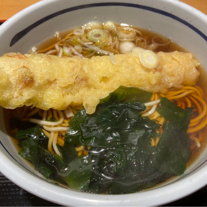 ちくわ天そば(吉そば 銀座本店)