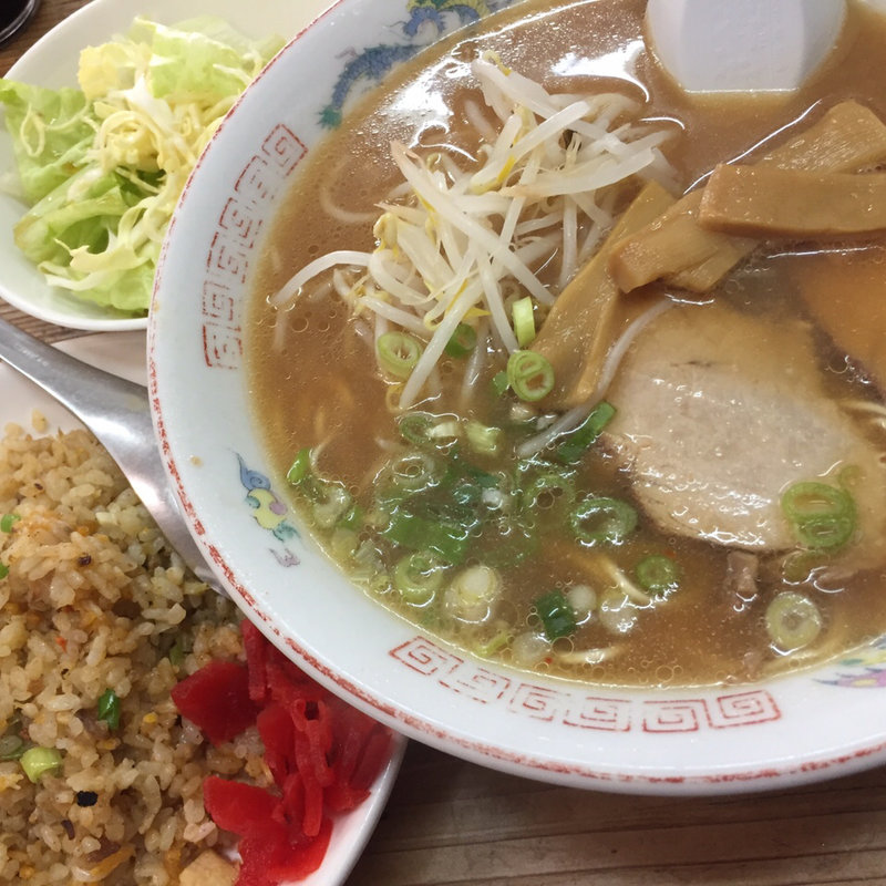 中華そば 焼飯 セット(味噌ラーメン)(第三スター )