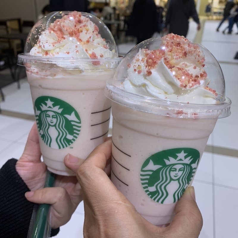 さくらフラペチーノ(スターバックスコーヒー イオンモール伊丹昆陽店)