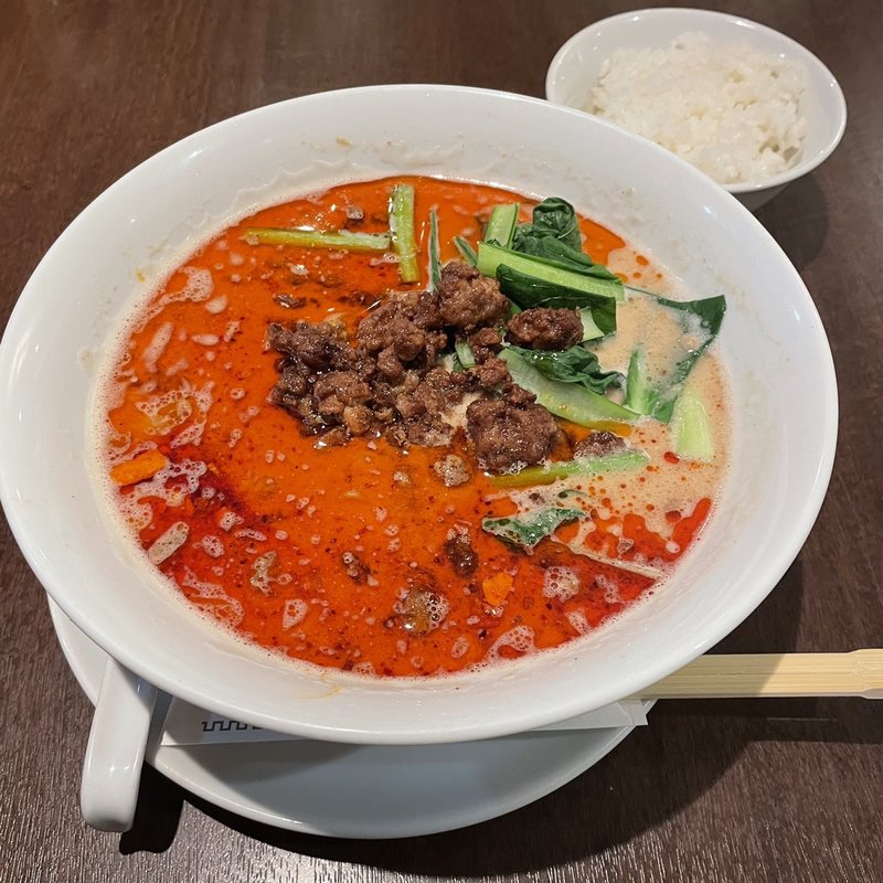 担々麺と小ライス(たけくま)