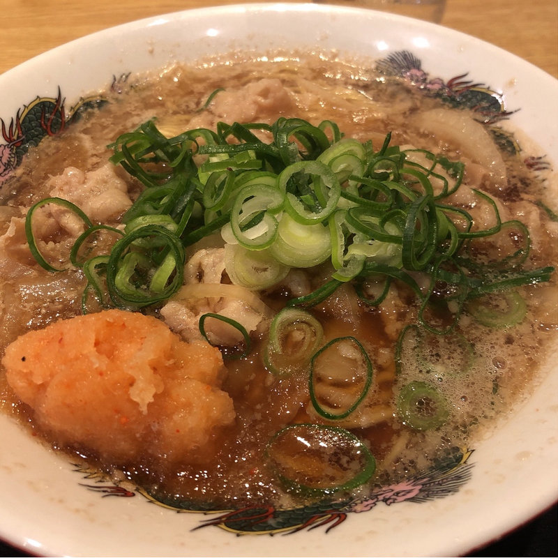 肉醤油ラーメン (福福らーめん 八尾店)