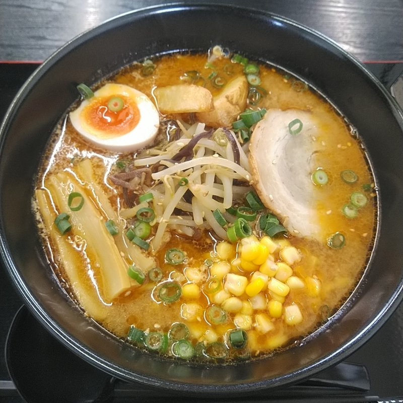 濃厚味噌ラーメン(大連の龍 水沢店)