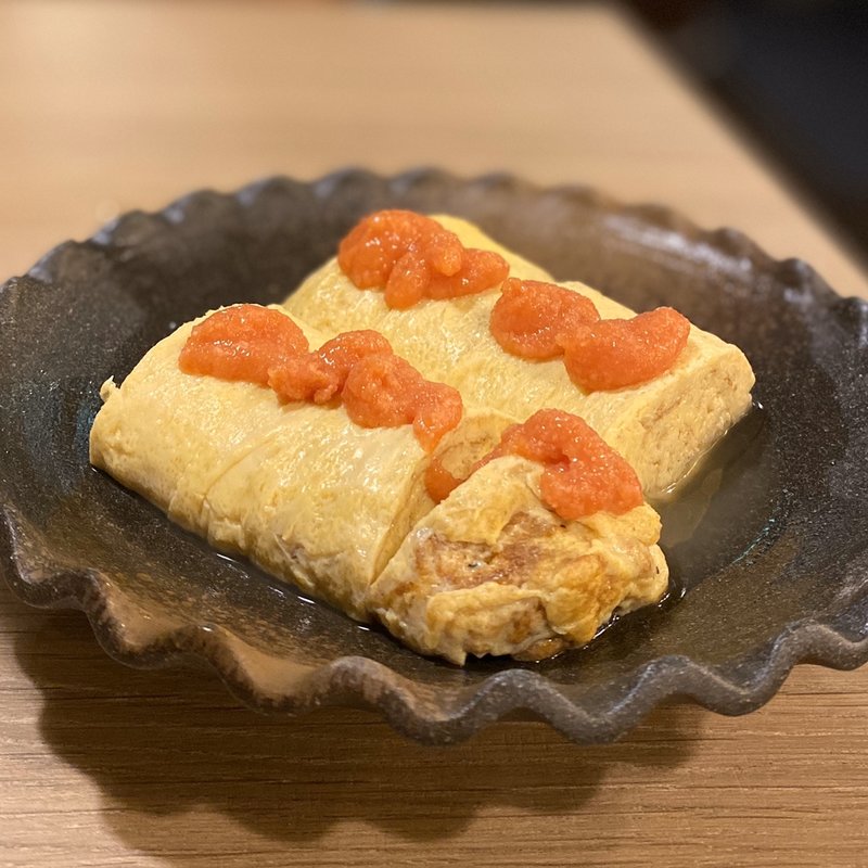 明太子出汁巻き(博多もつ鍋 よかと)