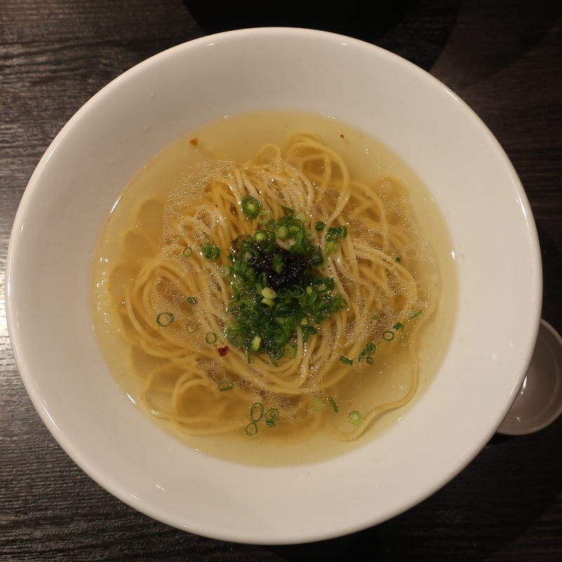 塩かけそば(中華そば十目一八食堂)