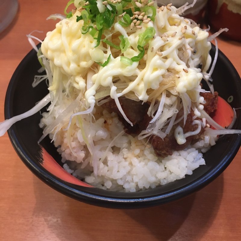 からあげ丼(俺流塩らーめん 東急本店前店)