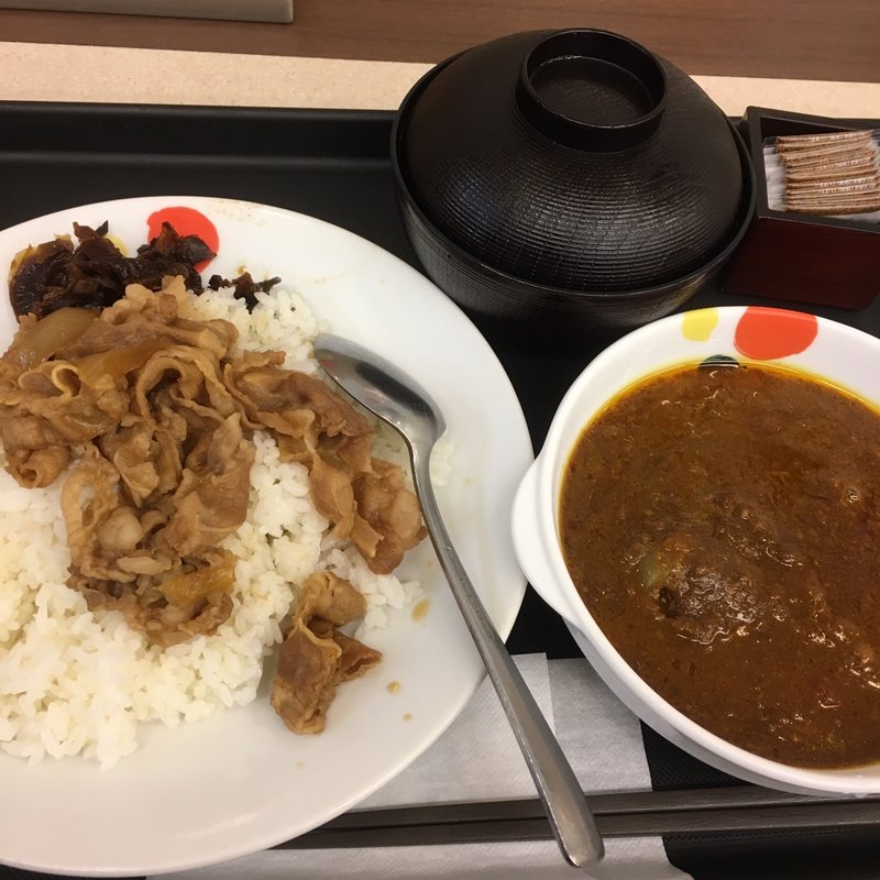 創業プレミアムビーフカレギュウ大盛(松屋 浅草橋店 )