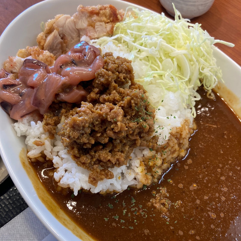 からあげカレー(からやま 多摩永山店)