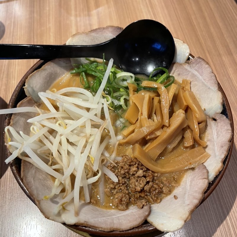 味噌ラーメン+チャーシュー+メンマ(天下一品 西長堀店)