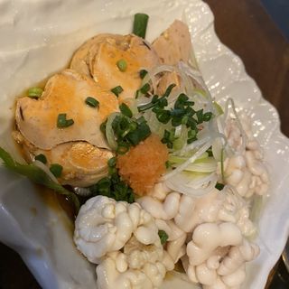 あん肝&白子ポン酢(タカマル鮮魚店 本館)