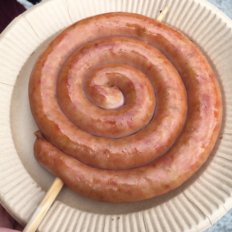 ぐるぐるウインナー(おかげ横丁 もくとん )