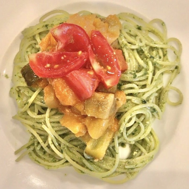 ジェノベーゼのパスタ(ヴァチナーラ)