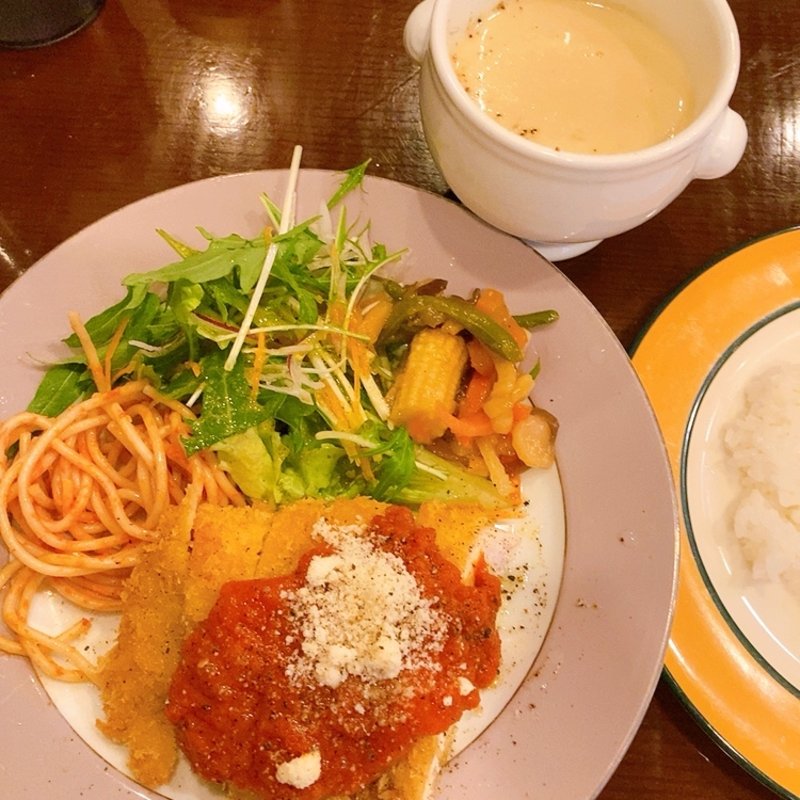 ササミチーズカツランチ(ビストロスパロウ)