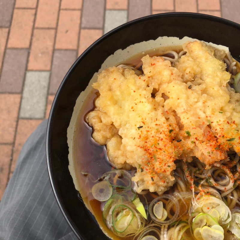 ごぼう天そば(立喰いそば　よりみち )