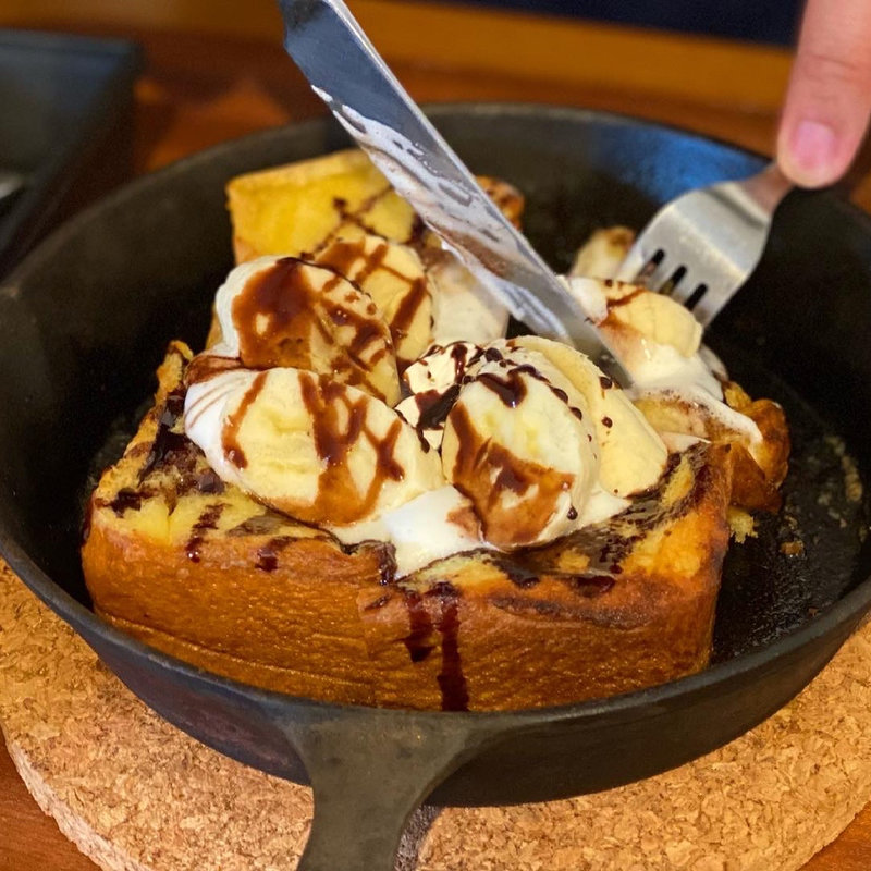 チョコバナナフレンチトースト(ユカフェ （yucafe）)