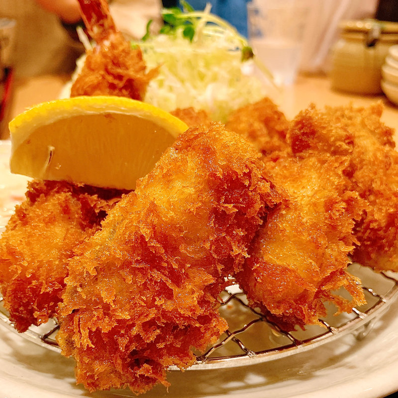 カキフライ定食(とんかつこおち )