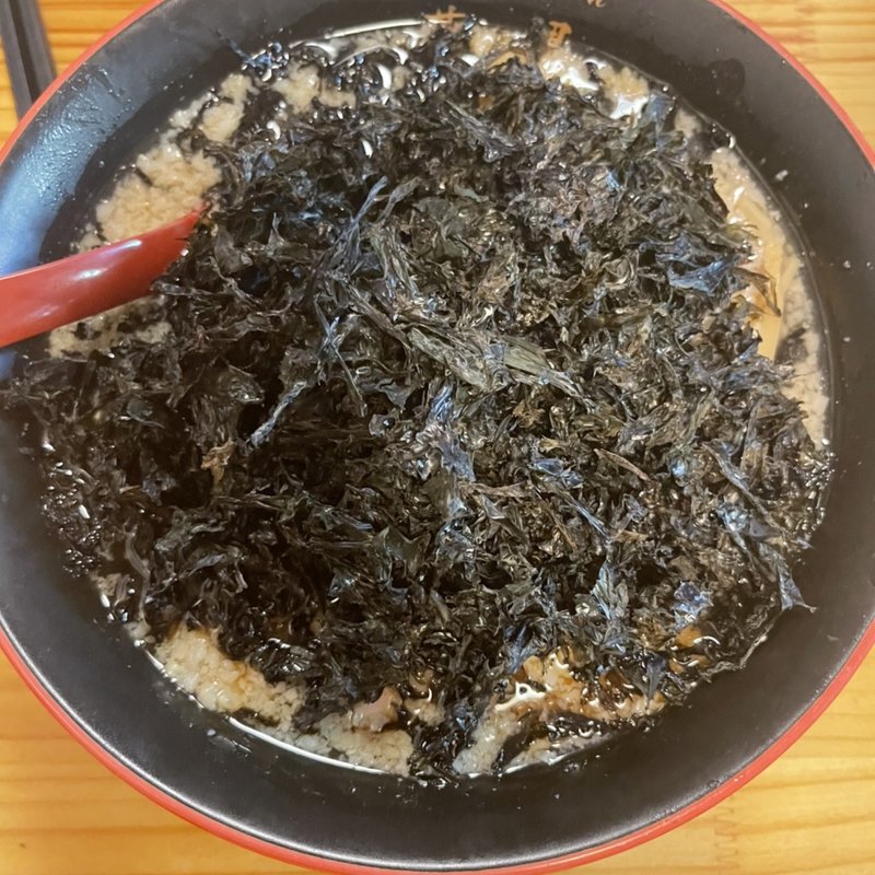岩のりラーメン(燕黒 （ツバクロ）)