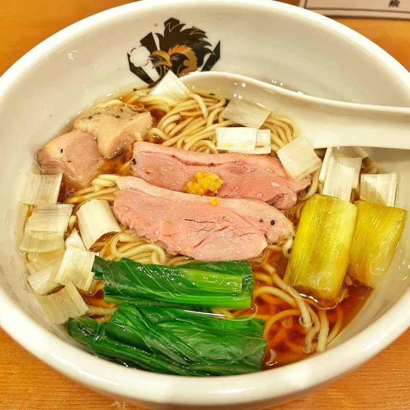 鴨中華そば醤油(中華そば 満鶏軒 東陽町店)