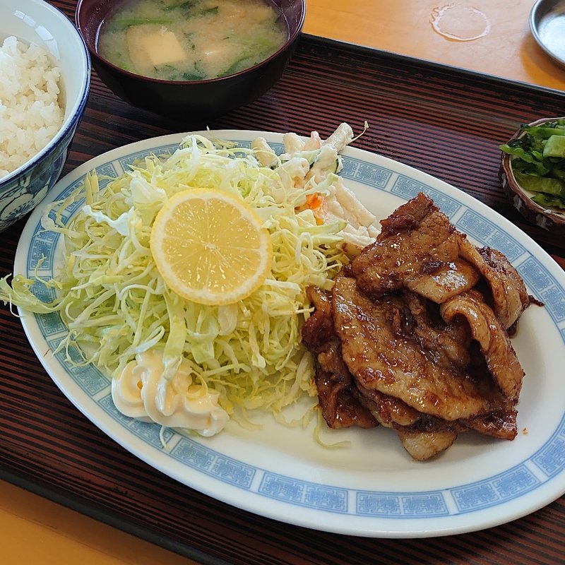 生姜焼き定食(ふくや食堂 )