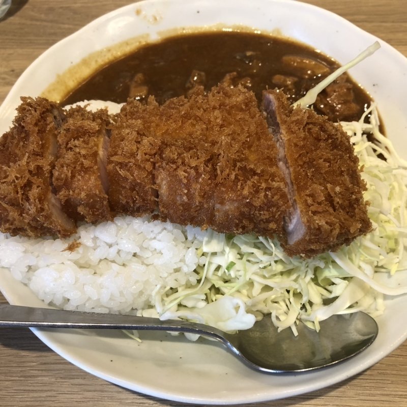 ロースカツカレー(とんかつ檍のカレー屋 いっぺこっぺ 芝大門店)