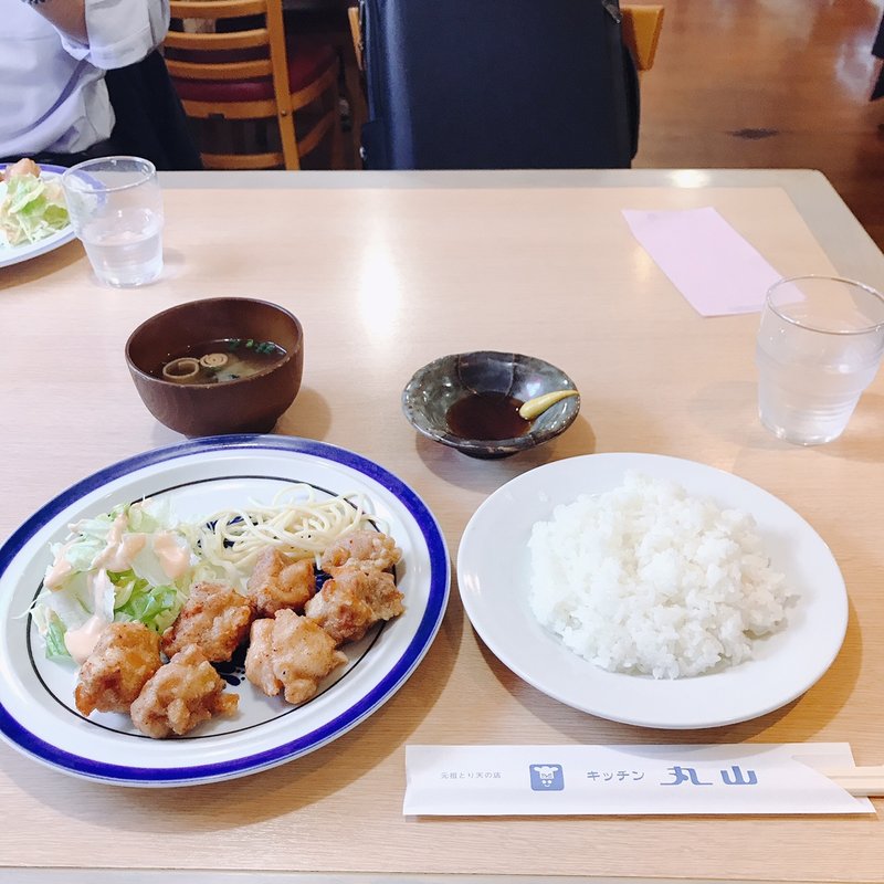 とり天セット(キッチン丸山)