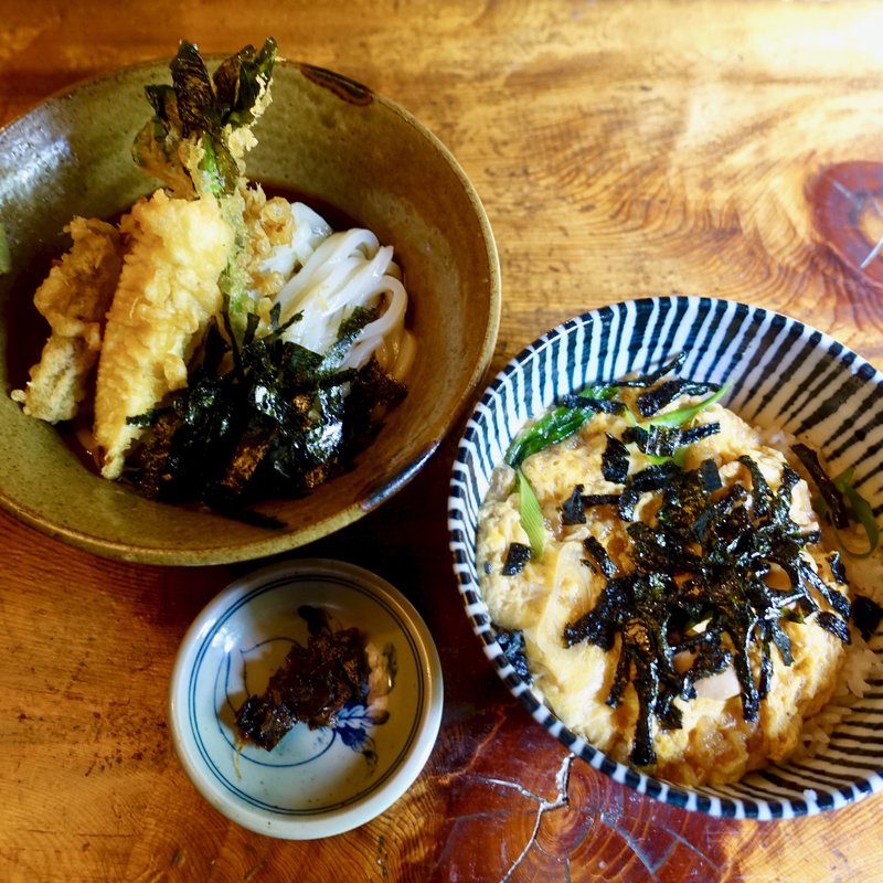 親子丼セット（冷ぶっかけ）(六々々屋 (ろくろくやや))