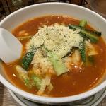 太陽のチーズラーメン(太陽のトマト麺withチーズ 新宿ミロード店)