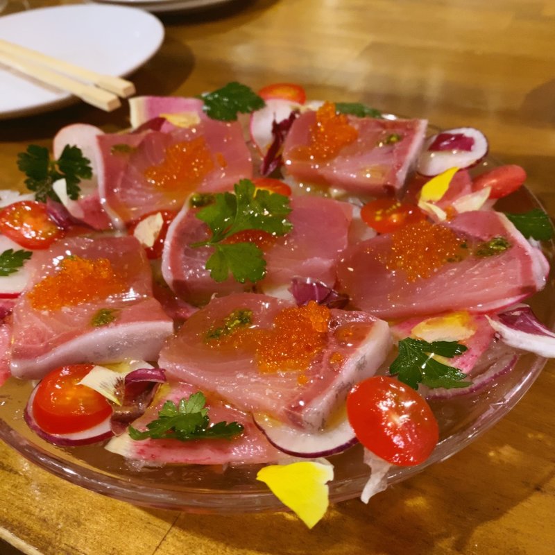 本日のカルパッチョ(italian TAWARATSUMIDA)