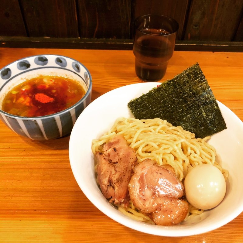 特製激辛濃厚魚介つけ麺(一完歩 （イチカンポ）)