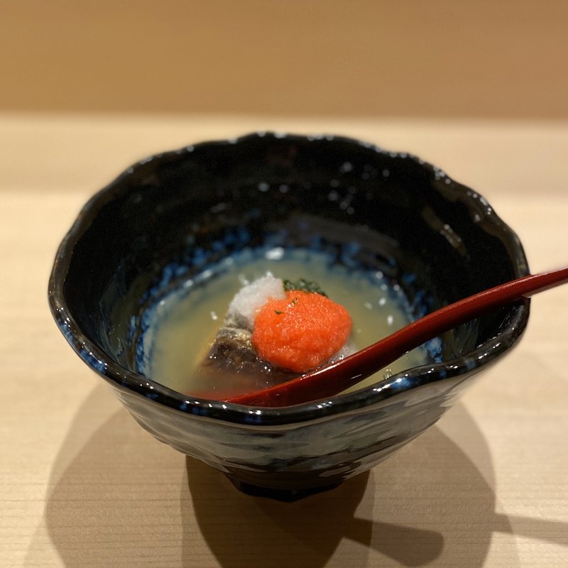 鰆の餡かけ(鮨てんび)