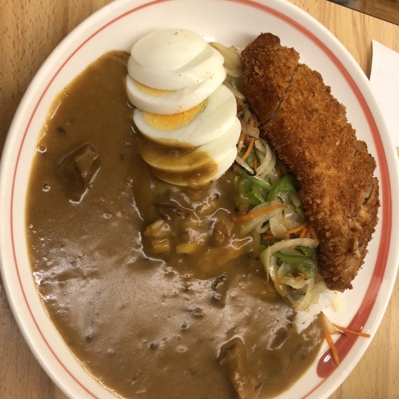 カツカレー(野菜、チーズ、玉子プラス)(印度カレー 博多デイトス店)
