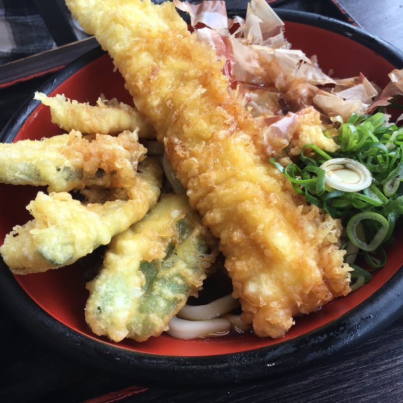穴子天ぶっかけ(資さんうどん 永犬丸店)
